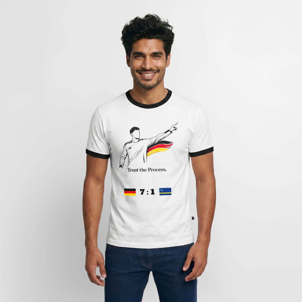 7:1 Deutschland Curacao Shirt HERREN - white/black