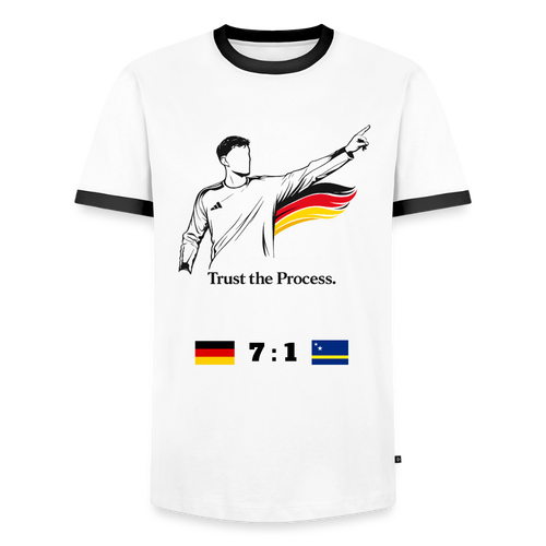 7:1 Deutschland Curacao Shirt HERREN - white/black